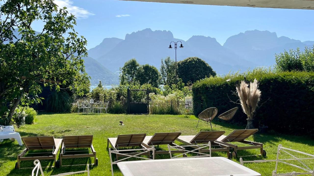Le Chalet De La Plage Sévrier Buitenkant foto