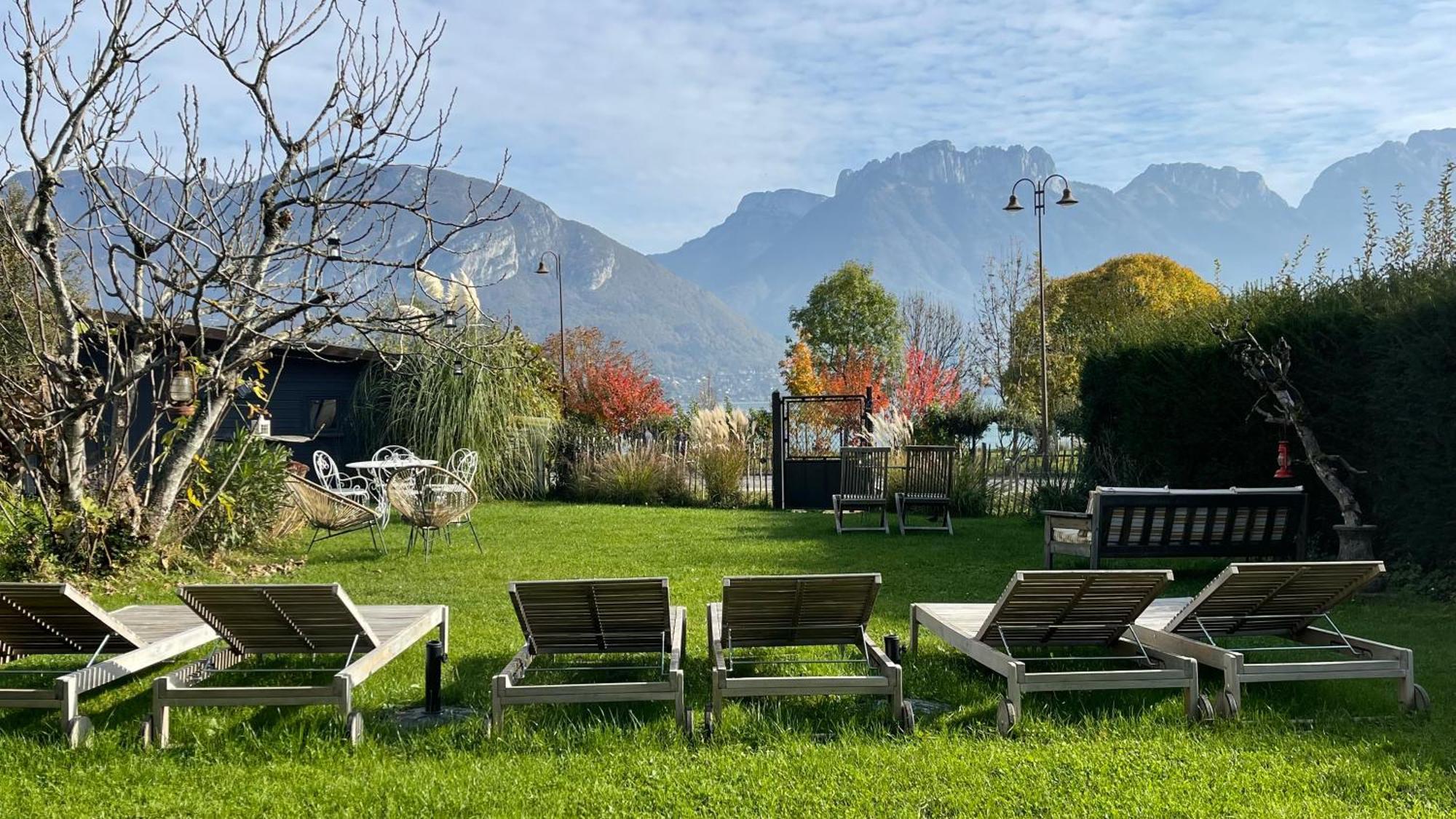 Le Chalet De La Plage Sévrier Buitenkant foto